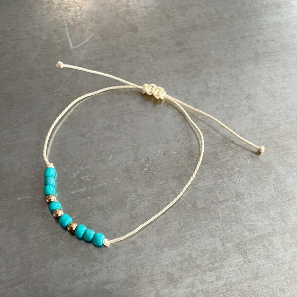 Handmade Rainbow Beaded Charm Bracelet or Anklet - Set of 3 - Picture 5 of 13